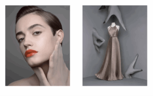 Brigitte Niedermair’s photograph blending Dior’s classic and contemporary styles