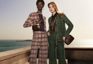 Chanel’s timeless tweed and quilted leather come together in a bold, modern campaign shoot by the sea.