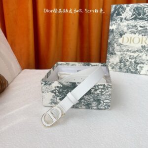 30 Montaigne Belt. Authentic quality luxury belt crafted in genuine leather comes with authenticity card, dust bag and gift bag. Elevate Every Look! Inspired by the iconic 30 Montaigne bag, this belt is a refined expression of *ior’s timeless craftsmanship. Crafted in smooth brown calfskin, it’s enriched with a gleaming CD buckle in antique gold-finish metal—an instantly recognizable emblem of the House. Sleek yet versatile, its design pairs effortlessly with jeans, skirts, or dresses, making it a wardrobe essential that transitions from day to evening with ease. More than just an accessory, the 30 Montaigne belt is a statement of elegance, sophistication, and unmistakable *ior heritage.