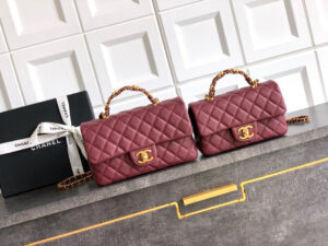 Mini Handy CC Flap Bag. Authentic quality luxury bag crafted in genuine leather comes with authenticity card, dust bag and gift bag. Small in Size, Grand in Glamour — The Essence of Elegance. Petite yet powerful, the Caviar Quilted Mini Handy CC Flap embodies timeless sophistication. Crafted from signature caviar leather with classic diamond quilting, this bag exudes refined elegance in every stitch. The design features a structured top handle and a leather-threaded chain strap, offering versatile styling from hand-carry to crossbody. Gold-plated CC details and the signature turn-lock closure add the perfect touch of luxury. Inside, a sleek leather interior with both zipper and patch pockets ensures your essentials stay beautifully organized. Compact, iconic, and unmistakably *ANEL — this is the ultimate statement in modern classic style.