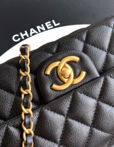 Mini Handy CC Flap Bag. Authentic quality luxury bag crafted in genuine leather comes with authenticity card, dust bag and gift bag. Small in Size, Grand in Glamour — The Essence of Elegance. Petite yet powerful, the Caviar Quilted Mini Handy CC Flap embodies timeless sophistication. Crafted from signature caviar leather with classic diamond quilting, this bag exudes refined elegance in every stitch. The design features a structured top handle and a leather-threaded chain strap, offering versatile styling from hand-carry to crossbody. Gold-plated CC details and the signature turn-lock closure add the perfect touch of luxury. Inside, a sleek leather interior with both zipper and patch pockets ensures your essentials stay beautifully organized. Compact, iconic, and unmistakably *ANEL — this is the ultimate statement in modern classic style.