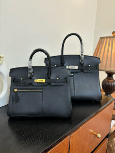 Swift Colormatic Uni Birkin. Authentic quality luxury bag crafted in genuine leather comes with authenticity card, dust bag and gift bag. Where Color Meets Craft — The Art of Birkin Reimagined. The Swift Colormatic Uni Birkin is a rare masterpiece of craftsmanship and color harmony. Expertly handcrafted from luxuriously soft Swift leather, this special-order Birkin reimagines classic sophistication with a playful, modern twist. Its thoughtful design includes a front zipper pocket, rear flat pocket, and the iconic short crossover flap secured by a signature turn-lock closure. Inside, a supple leather interior with both zipper and patch pockets ensures your essentials are beautifully organized. From its smooth texture to its meticulous detailing, the Swift Colormatic Uni Birkin is more than a handbag — it’s an exclusive statement of individuality and timeless *rmès artistry.