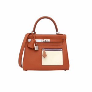 Kelly Colormatic. Authentic quality luxury bag crafted in genuine leather comes with authenticity card, dust bag and gift bag. Where Classic Kelly Meets Colourful Genius. Hand-crafted from ultra-smooth Swift leather and finished with radiant gold hardware, this exceptional limited-edition masterpiece brings a fresh, artistic twist to the iconic Kelly silhouette. Its cleverly designed front pocket opens wide with a single gusset for effortless access, while the rear flap pocket keeps your daily essentials—especially your most-used cards—right at your fingertips. The asymmetric yet perfectly balanced colour combination highlights the haute craftsmanship *rmès is celebrated for, turning every stitch into a statement. A collector’s dream and a style enthusiast’s delight, the Kelly Colormatic is sophistication with a spark—functional, vibrant, and unmistakably *rmès.